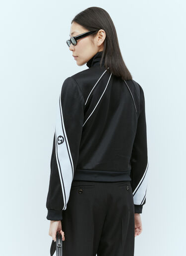 Gucci 平纹针织拉链夹克 黑色 guc0255016