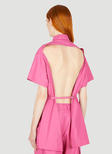 Our Legacy Backless Army Shirt Pink our0248007