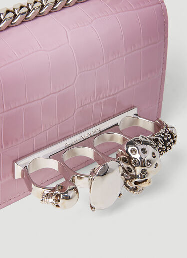 Alexander McQueen Jewelled Satchel Micro Shoulder Bag Pink amq0251009