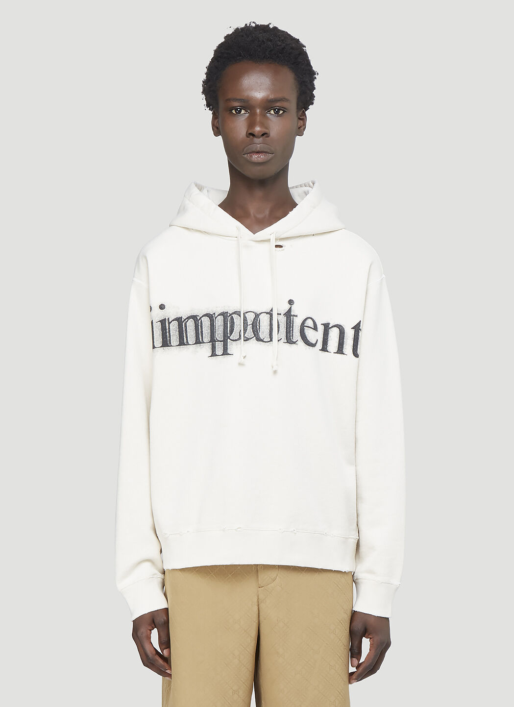 Saint Laurent Impotent Important Hooded Sweatshirt 黑色 sla0138032