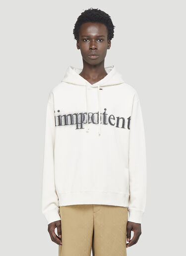 Gucci Impotent Important Hooded Sweatshirt White guc0142019