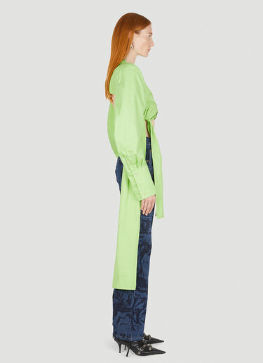 Ninamounah Seahorse Wrap Top Green nmo0248002
