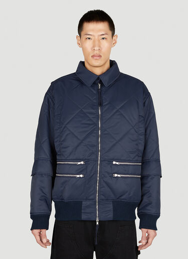 Helmut Lang Quilted Jacket Dark Blue hlm0151005