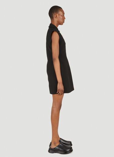 Wynn Hamlyn Macramé Mini Dress Black wyh0247009