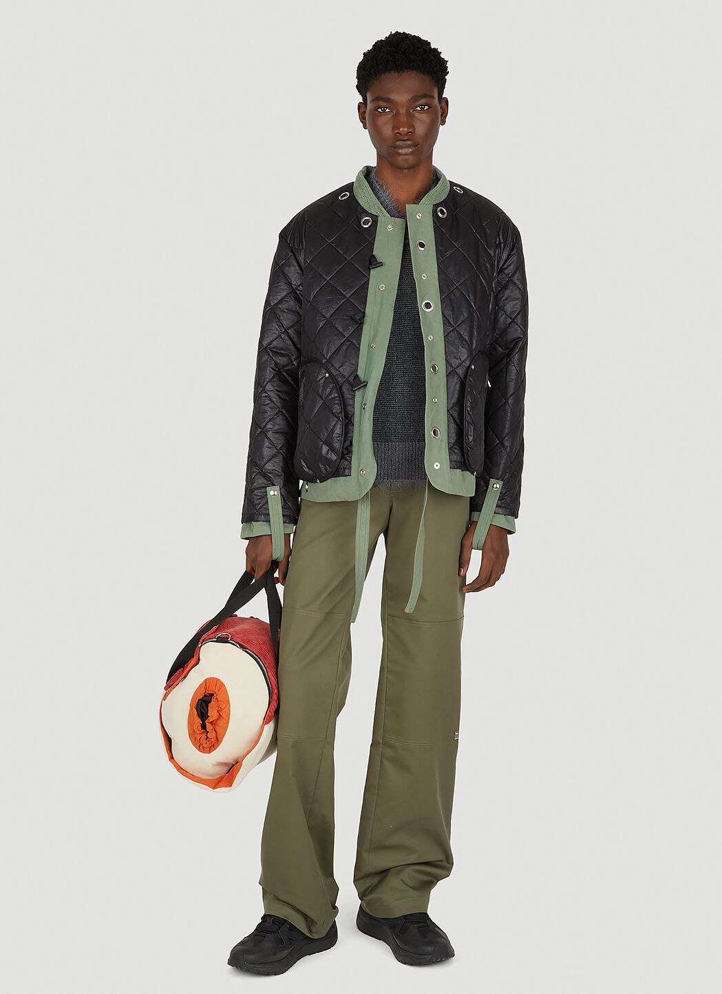 Craig Green Quilted Reverse Jacket in Khaki LN CC