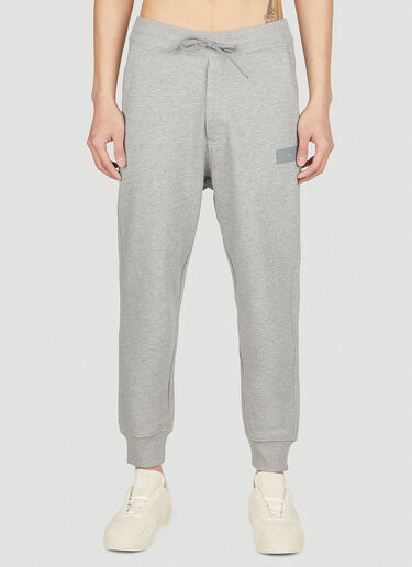 Y-3 Logo Print Track Pants Grey yyy0152006