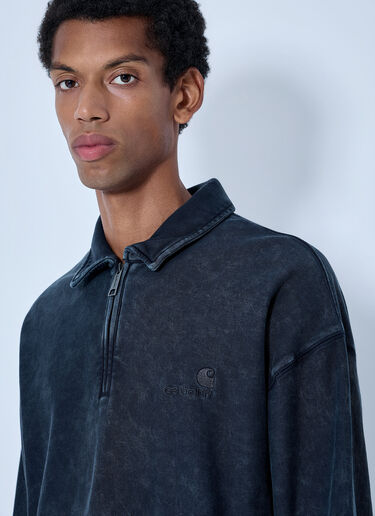 LN-CC® - Carhartt WIP: Lambert Polo Sweatshirt - Navy Carhartt WIP Lambert Polo Sweatshirt Navy wip0365011