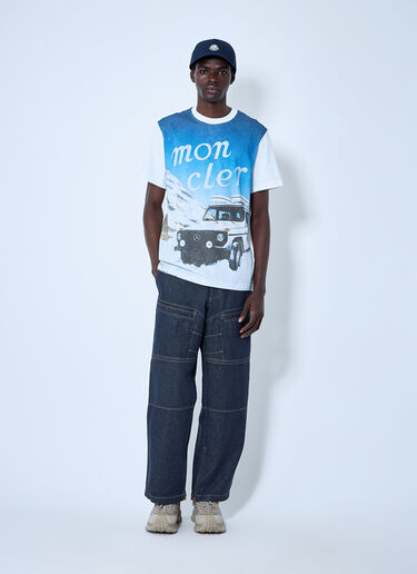 Moncler x Mercedes-Benz by Nigo Logo Motif T-Shirt White mmn0160004