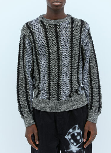 Stüssy Knit Stripe Sweater Grey sts0151007