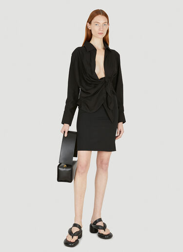 Jacquemus La Chemise Bahia Shirt Black jac0248016