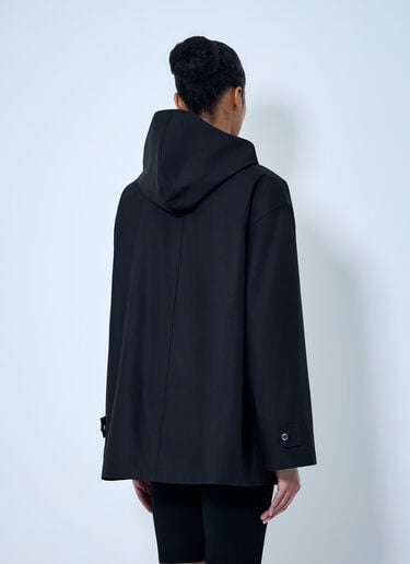 TOTEME Technical scarf jacket Black tot0264020