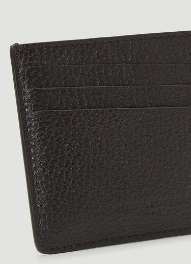 Maison Margiela Textured Card Holder Black mla0140027
