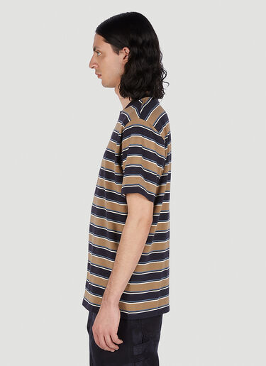Carhartt WIP Leone Striped T-Shirt Camel wip0151033