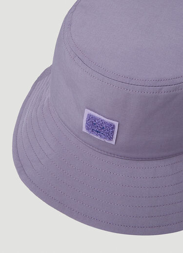 Acne Studios Face Patch Bucket Hat Lilac acn0351004