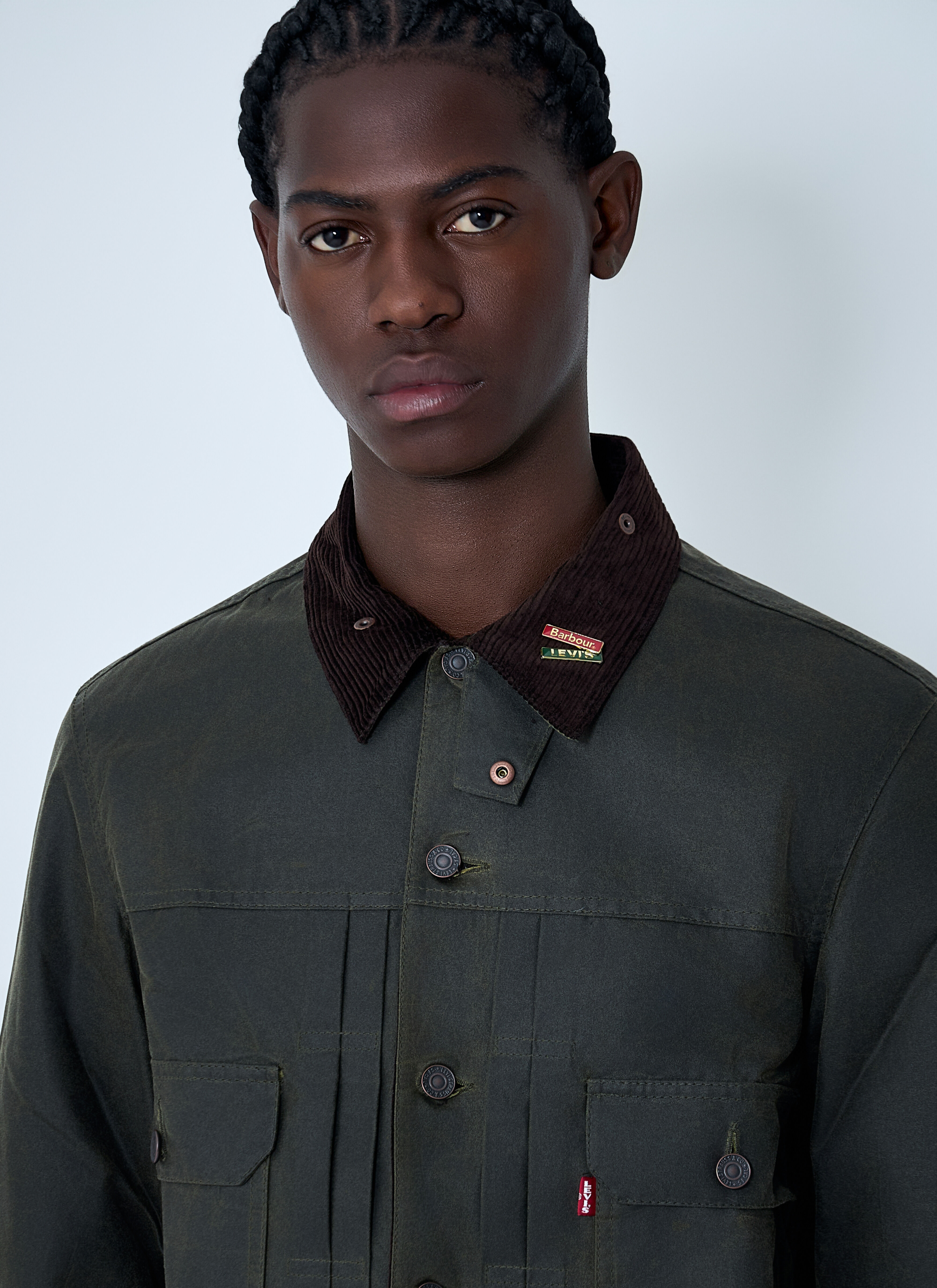 Levi's x Barbour Men's' Type 2 Waxed Jacket in Green | LN-CC®