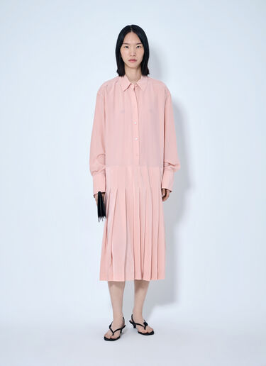 Toteme Pleated Shirtdress Pink tot0265018