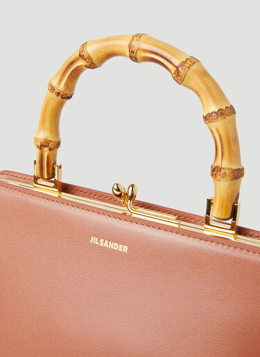 Jil Sander Goji Mini Handbag Brown jil0249035