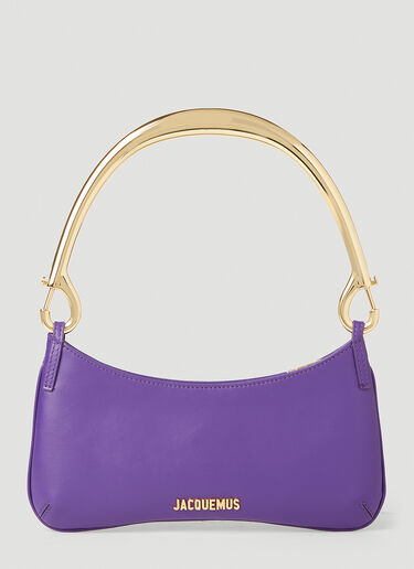 Jacquemus Le Bisou Mousqueton Shoulder Bag Purple jac0251066