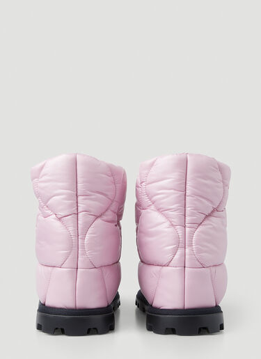 Miu Miu Quilted Ankle Boots Pink miu0246020