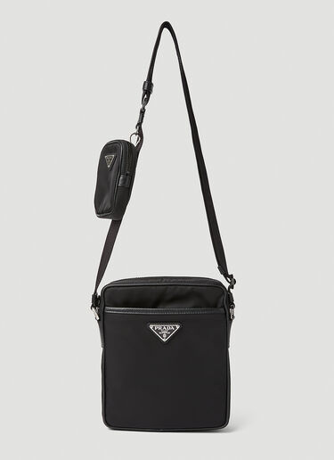 Prada Re-Nylon 크로스바디 백 블랙 pra0152053