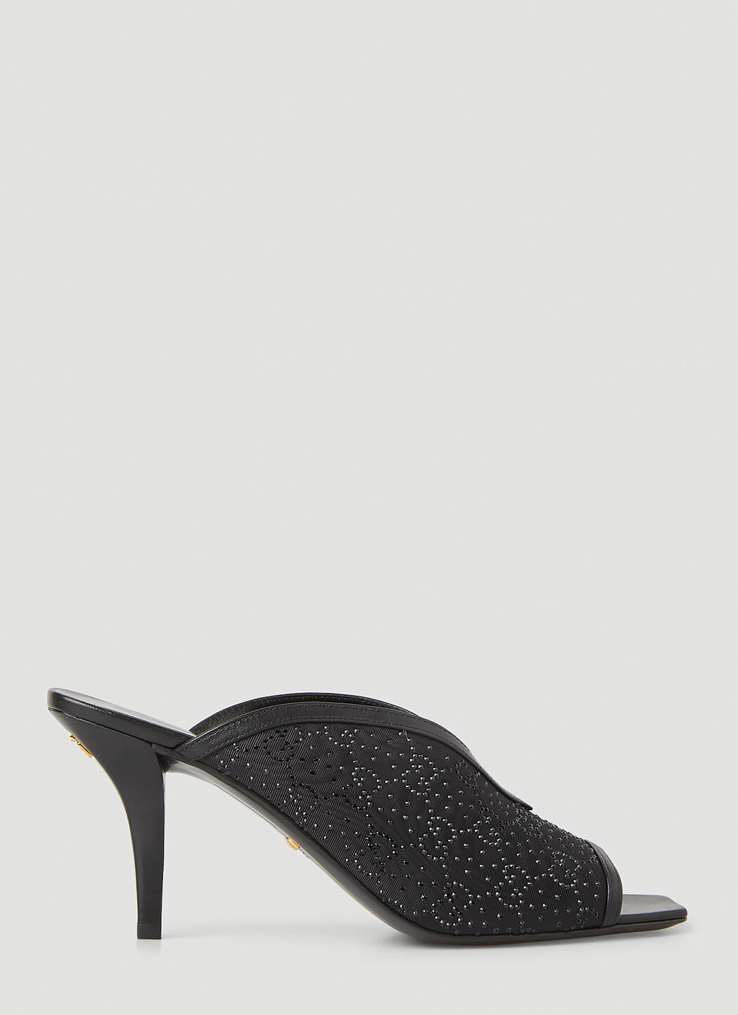 Zara mesh store high heel mules