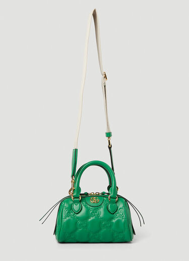 Gucci Debossed GG Shoulder Bag Green guc0250157