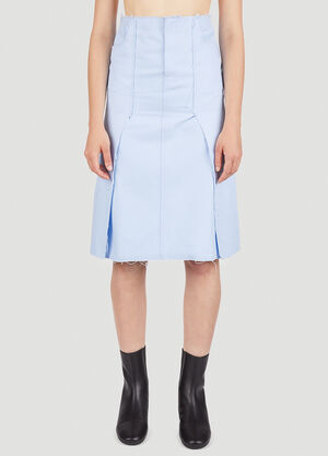 Raf Simons Panel Denim Skirt White raf0251003