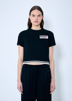 Balenciaga Cropped Logo T-Shirt Grey bal0260012