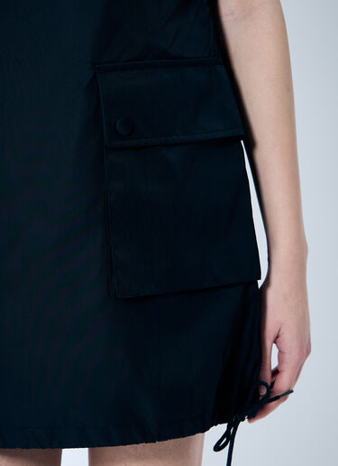 Prada Re-Nylon Mini Dress Black pra0260021
