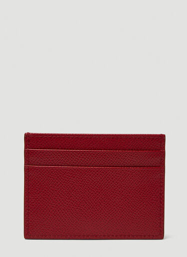 Dolce & Gabbana Logo Plaque Card Holder Red dol0149038