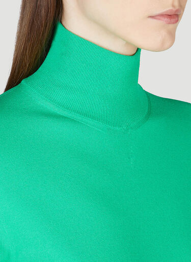 Bottega Veneta 테크노 스킨 라이트웨이트 스웨터 그린 bov0249088