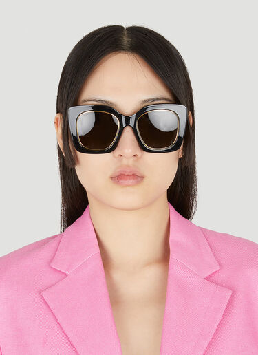 Gucci Oversized Square Frame Sunglasses Black guc0247363