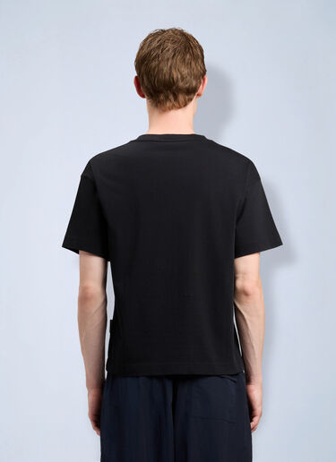 Palm Angels Curved Logo T-Shirt Black pma0164105