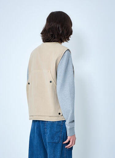 Stone Island Cotton Twill Utility Vest Beige sto0164077