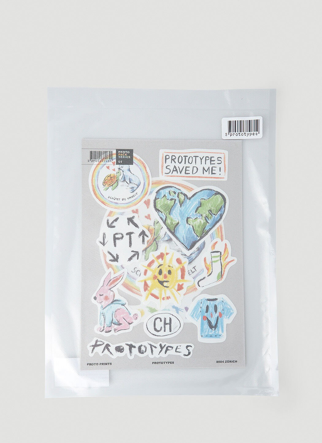 Y-3 Proto Prints 01 Stickers Cute シルバー yyy0356037