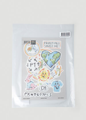 Rick Owens Proto Prints 01 Stickers Cute Black ric0159061
