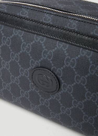 Gucci Interlocking G Toiletry Bag Black guc0153139