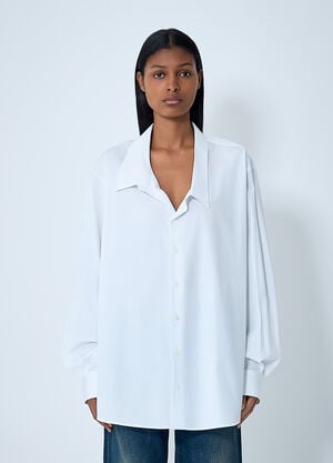 Prada Poplin Shirt White pra0262131