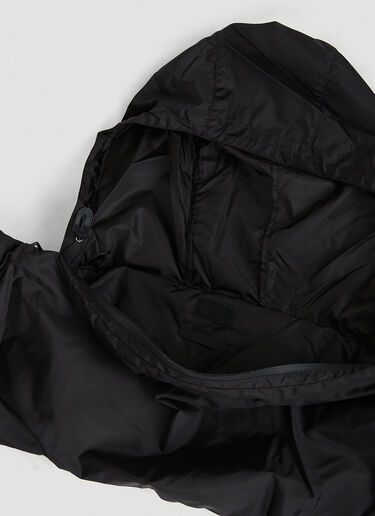 Prada Re-Nylon Quilted Hooded Scarf Black pra0349004