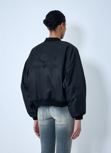 Balenciaga Zip-Front Bomber Jacket Black bal0263011