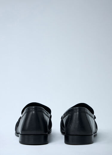 Leather Loafers Miu Miu Leather Loafers Black miu0263022
