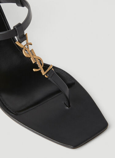 Cassandra High Heel Sandals Saint Laurent Cassandra High Heel Sandals Black sla0251179