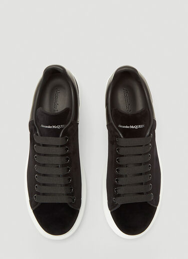 Alexander McQueen Larry Velvet Sneakers Black amq0241059