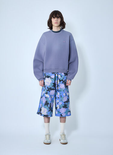 ERL Embroidered Sweatshirt Purple erl0164002