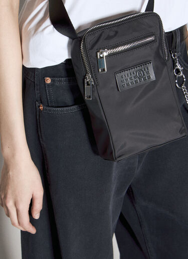 MM6 Maison Margiela Anatomic Small Messenger Bag Black mmm0353005