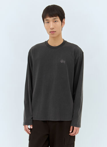 Stüssy 重磅水洗圆领运动衫 黑色 sts0158010