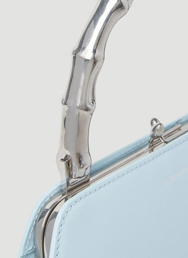 Jil Sander Goji Bamboo Handbag Light Blue jil0252008