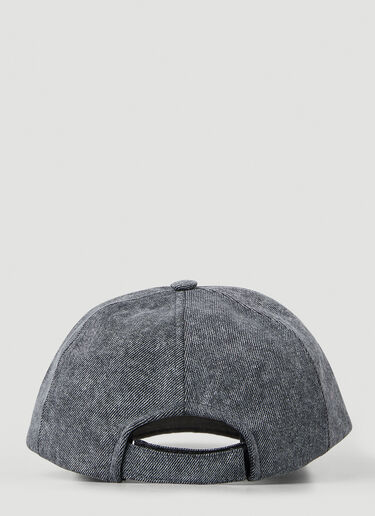 Isabel Marant Tyronh Denim Baseball Cap Grey ibm0250020