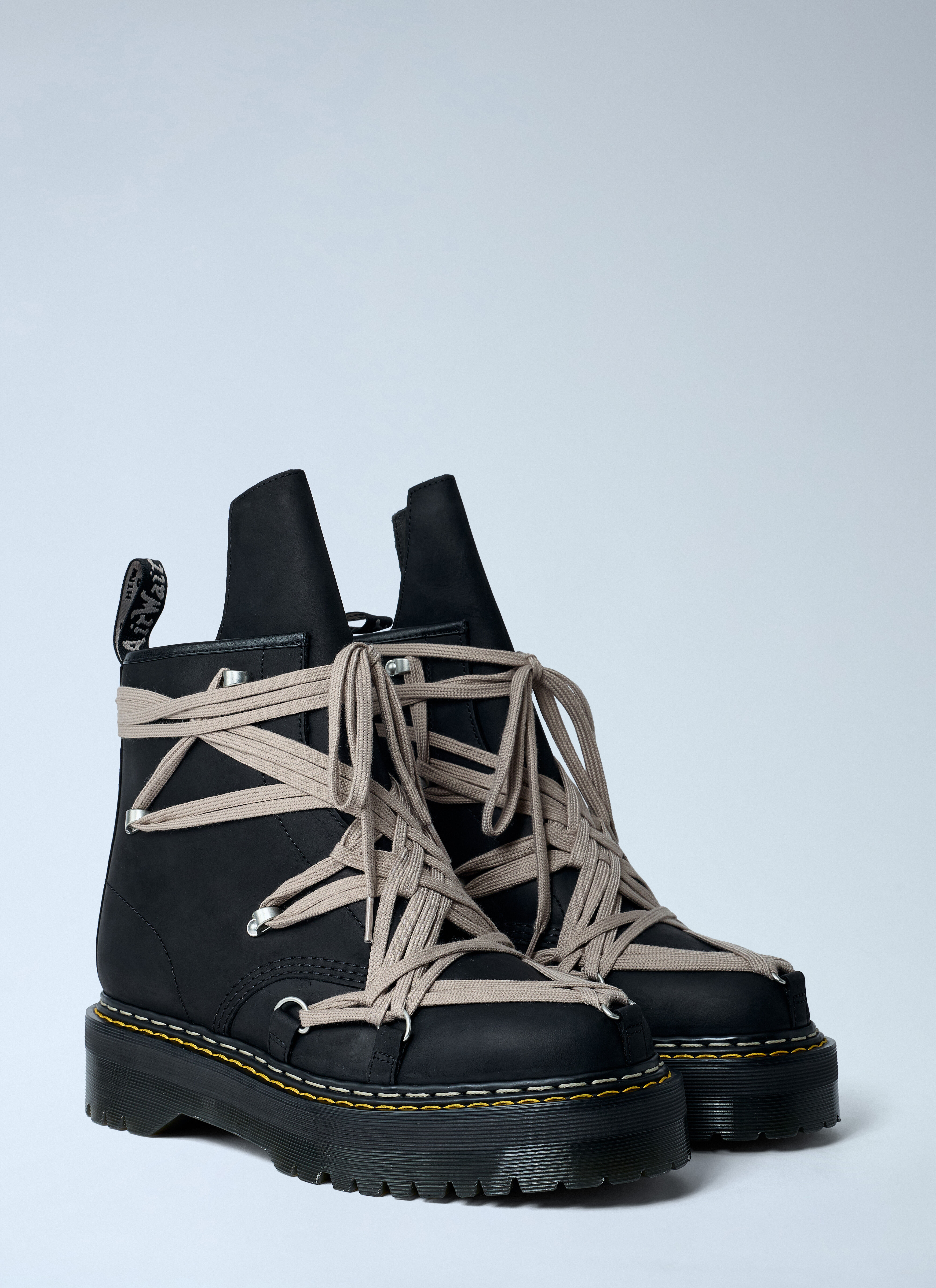 Rick Owens x Dr. Martens Men's' 1460 Quad Sole Megalace Boots in
