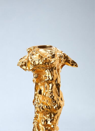 Textured Metal Candlestick POLSPOTTEN Textured Metal Candlestick Gold wps0692214